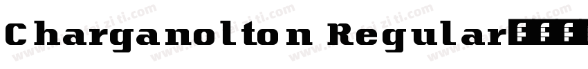 Charganolton Regular字体转换